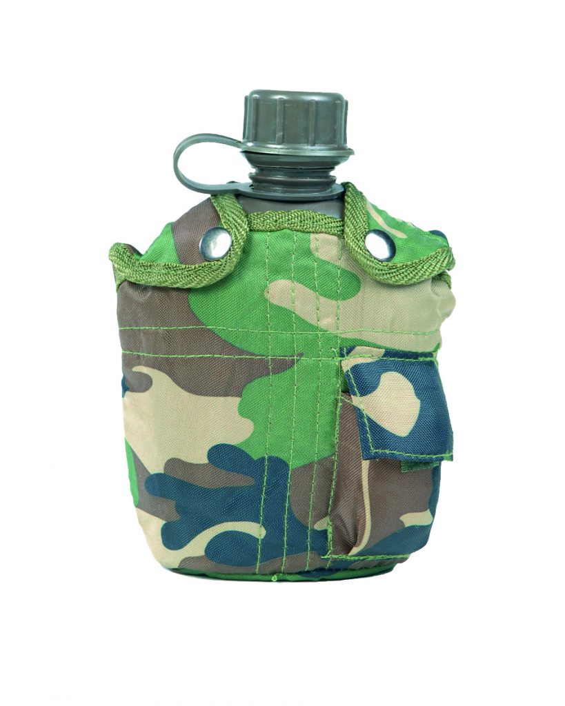 Gourde PVC 1 Litre US Avec Housse Camouflage - Style