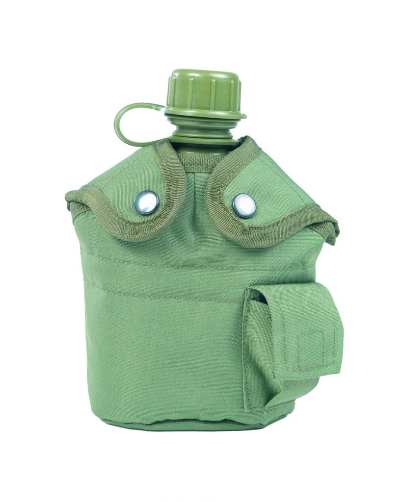 Gourde Militaire USA Avec Housse Camouflage – DCA – Camping, Rando, Outdoor
