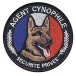 Ecusson rond agent cynophile