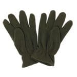 Gants polaire en couleur noir ou vert kaki militaire