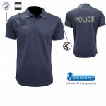 Polo Cooldry POLICE Marine marquage basse visibilité
