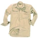 Chemise manches longue Tropicale Kaki