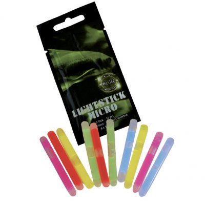 Micro bâton lumineux assortiment de 10 pièces