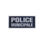 Écusson Police Municipale Haute Visibilité  Velcro 21×9.7cm