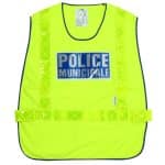 Chasuble haute visibilité réflexite EN 20471 - Police Municipale