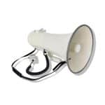 Mégaphone avec microphone et sirène