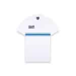 Polo Blanc Manches Courtes Boutonné – M