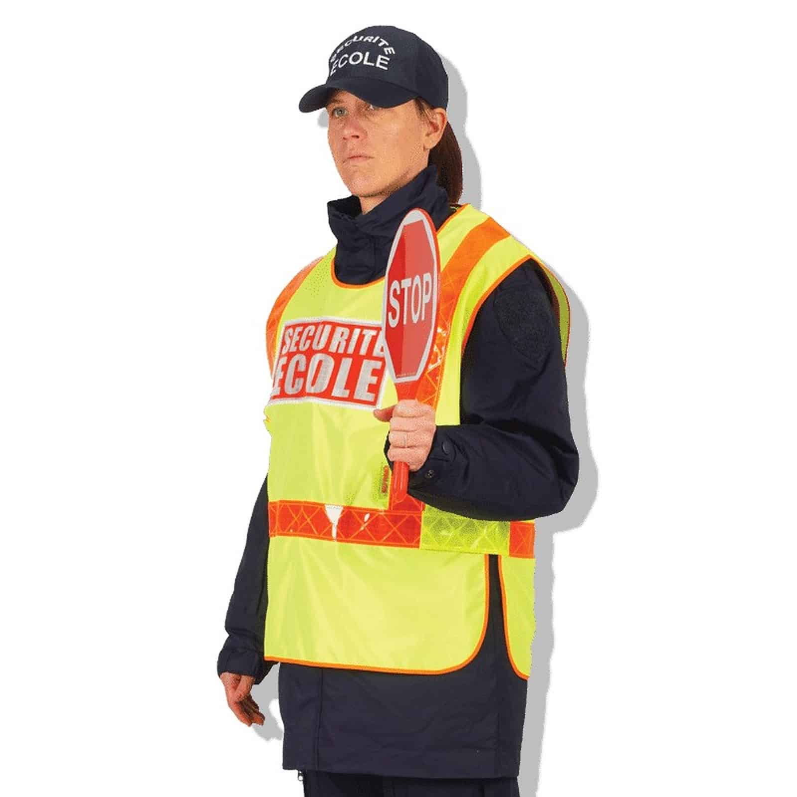 Chasuble jaune securite ecole